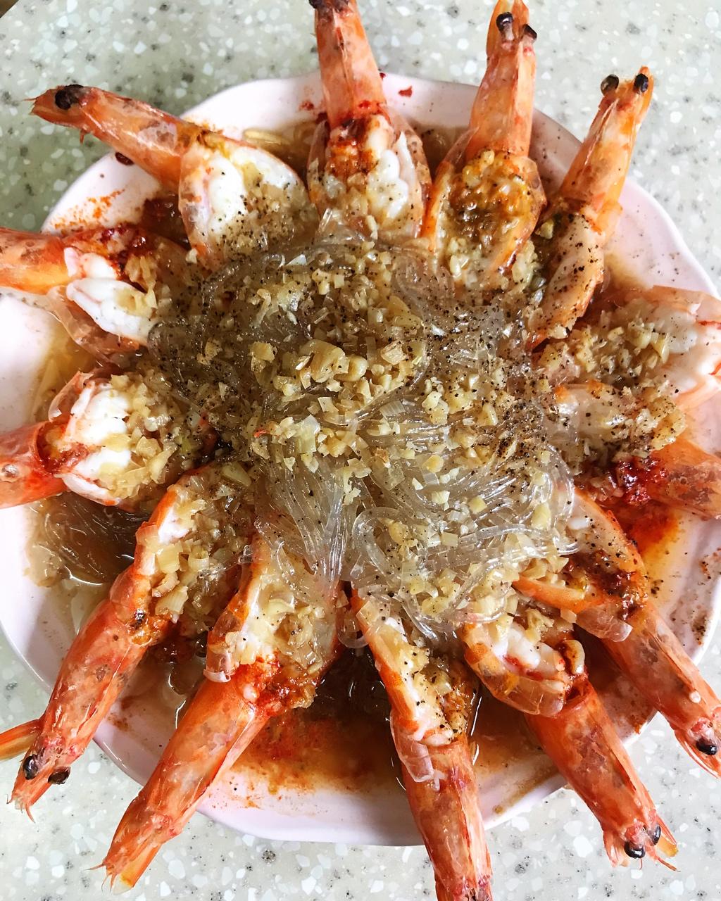 蒜蓉粉丝蒸虾