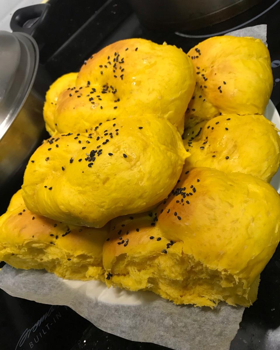 无一滴水的南瓜老面包