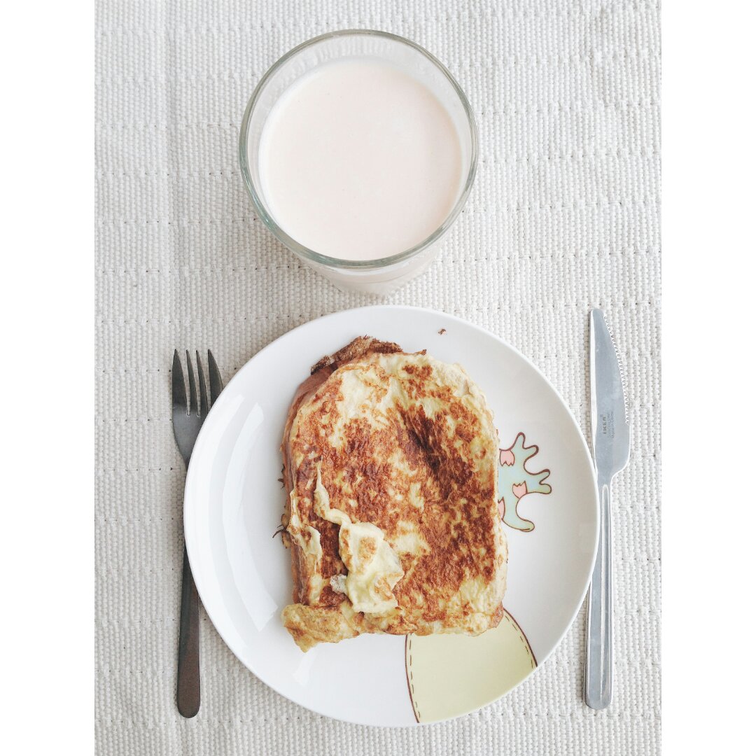 十分钟快手早餐【港式火腿西多士】