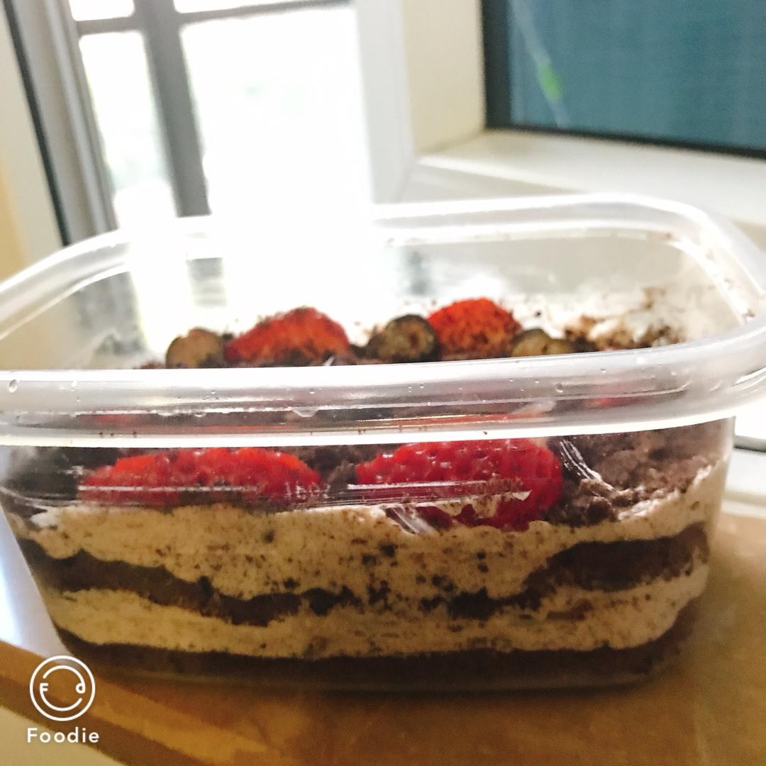 低糖不腻的奥利奥咸奶油蛋糕盒子