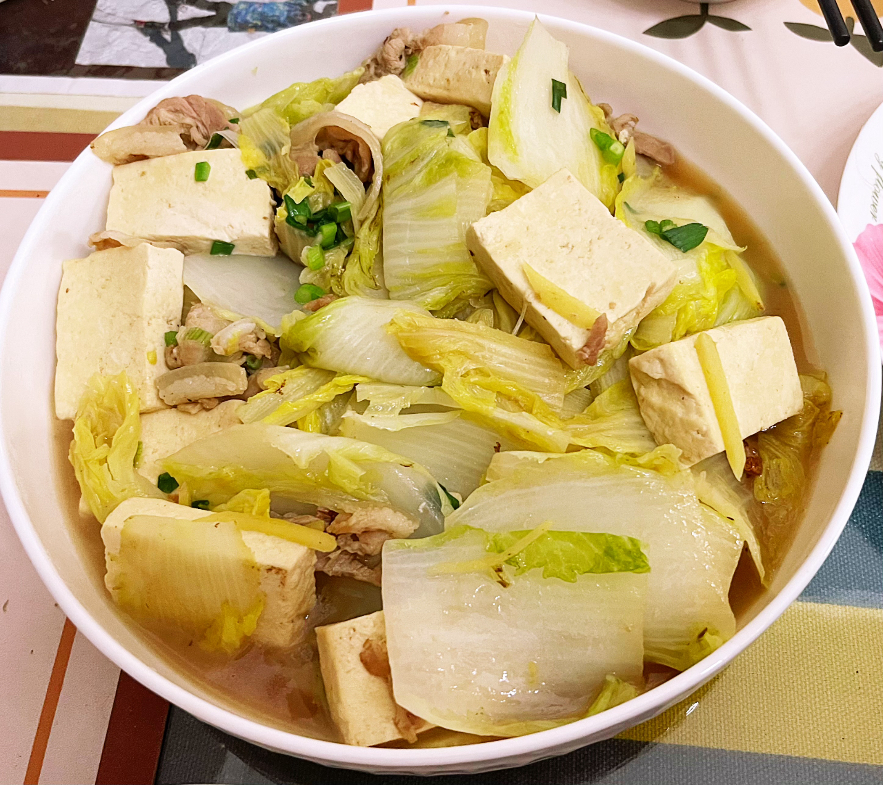 冬季最爱的家常菜！大白菜炖大豆腐或干豆腐