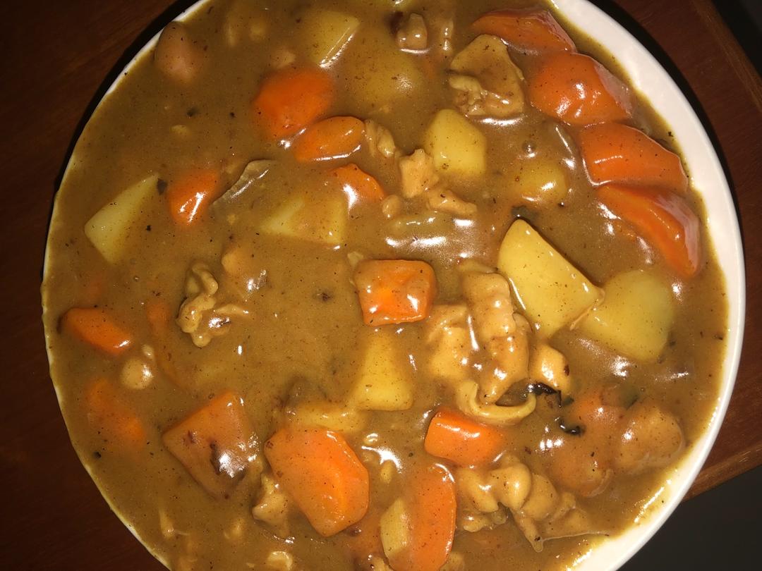 咖喱鸡肉饭