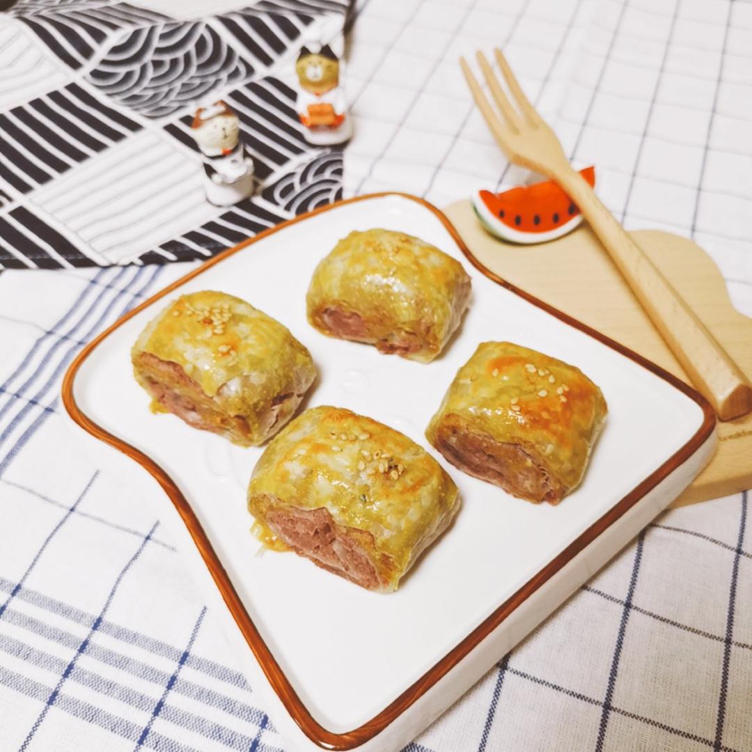 万能的手抓饼系列～紫薯酥