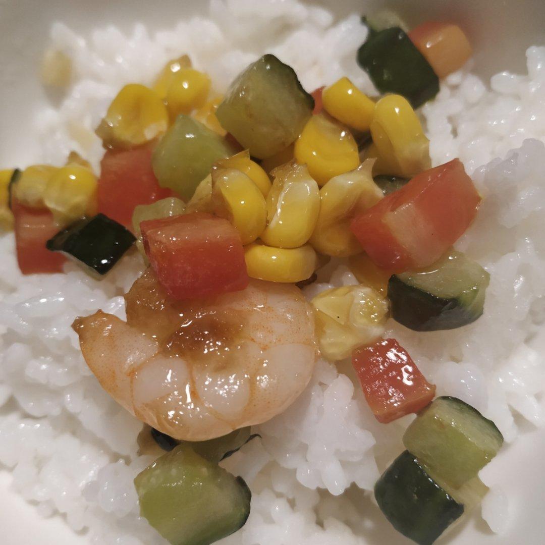 三色炒虾仁