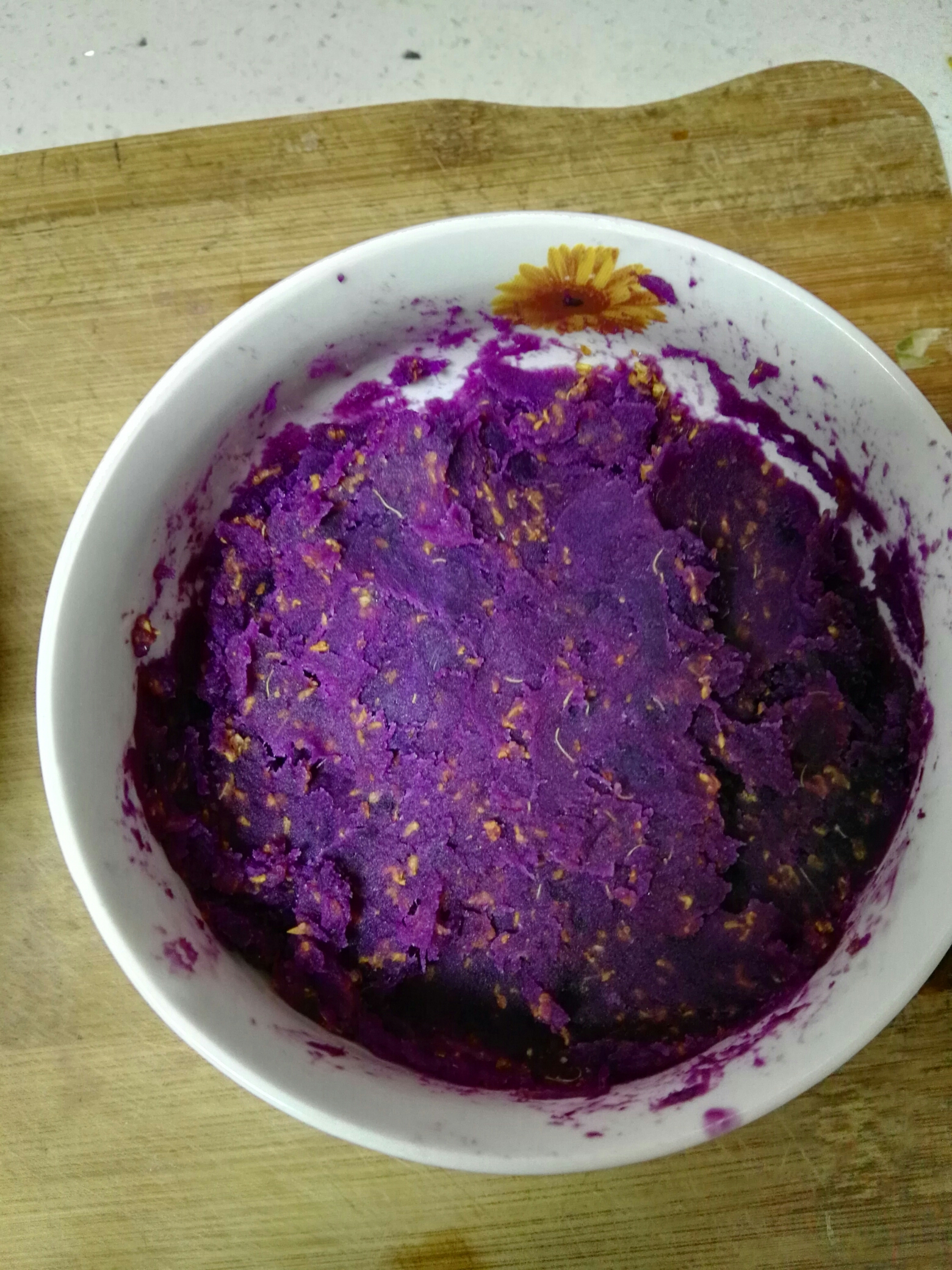 桂花紫薯山药糕的做法 步骤2