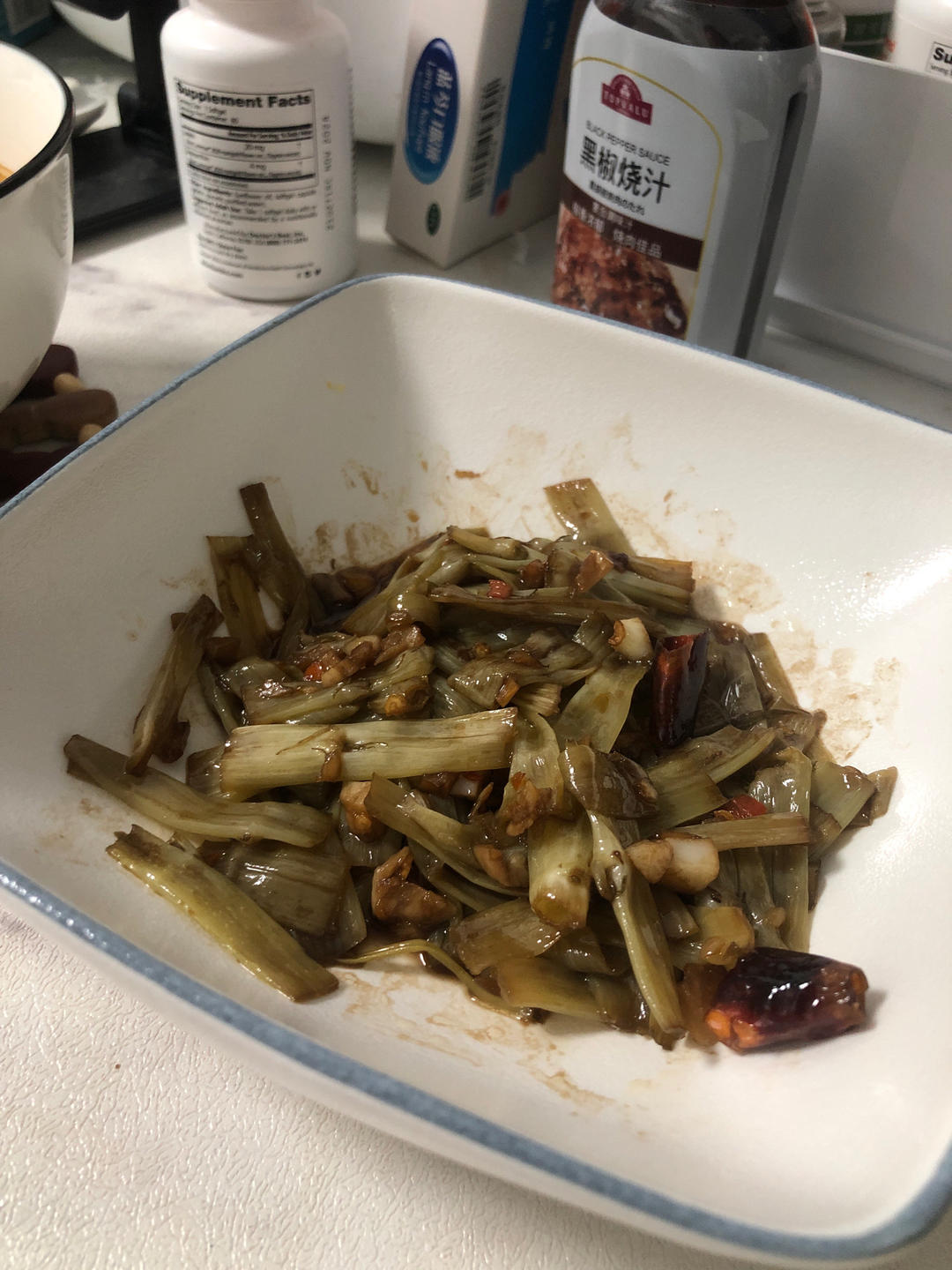 广西最绝酸辣空心菜梗