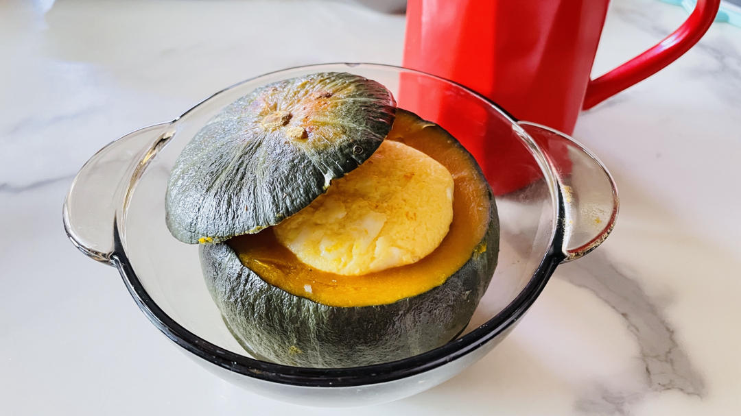 贝贝南瓜蒸蛋（懒人0失败）