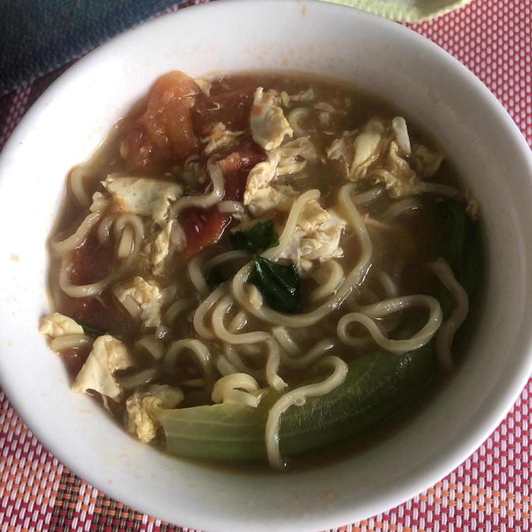 浓郁【番茄鸡蛋面】10min✅美味再一碗