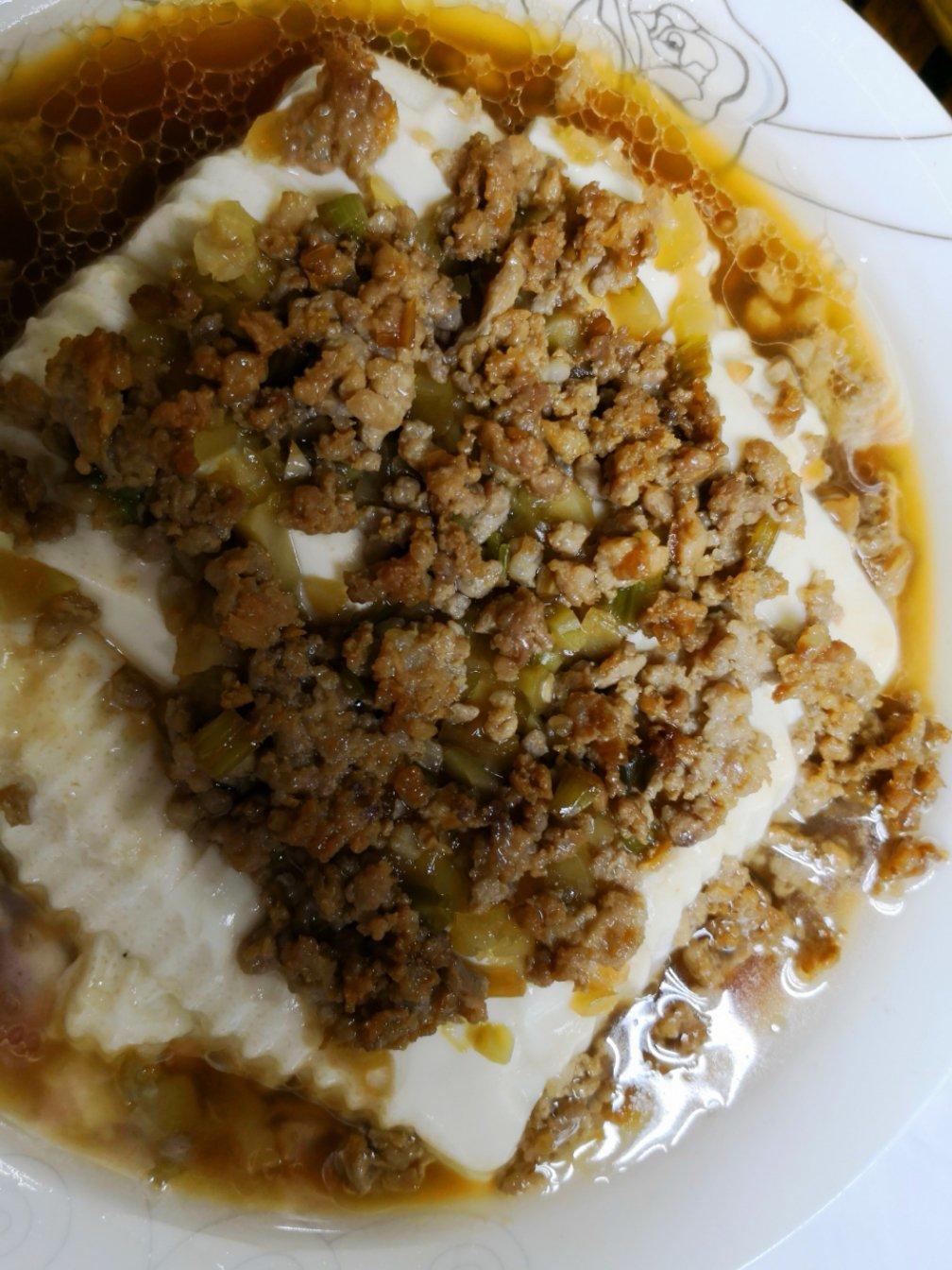 肉末蒸豆腐