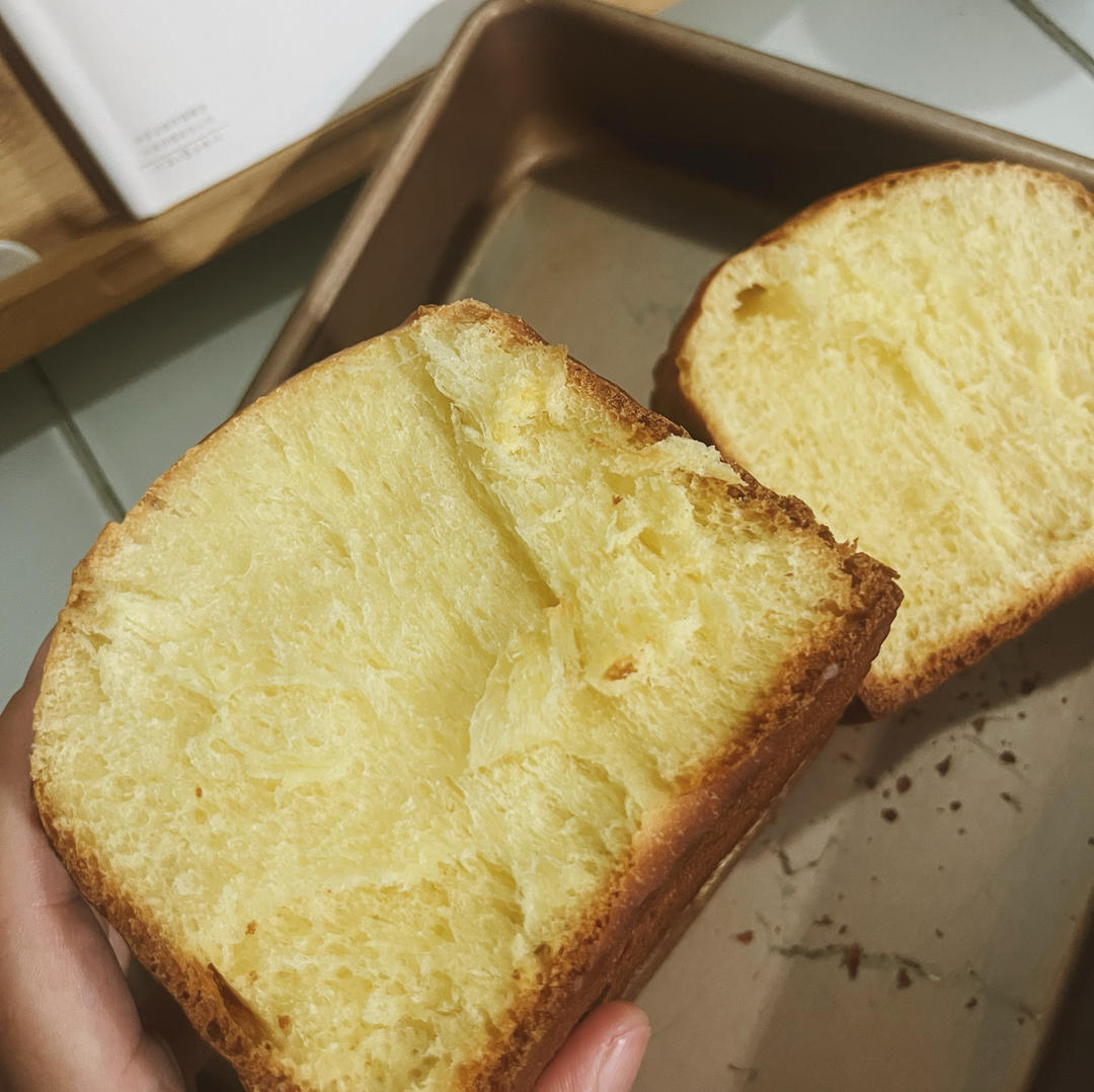 夺命软吐司(๑´ڡ`๑)超软拉丝极速方便的一次发酵吐司