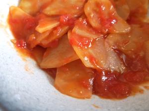 土豆炒蕃茄 出奇不意的美味的做法 步骤7