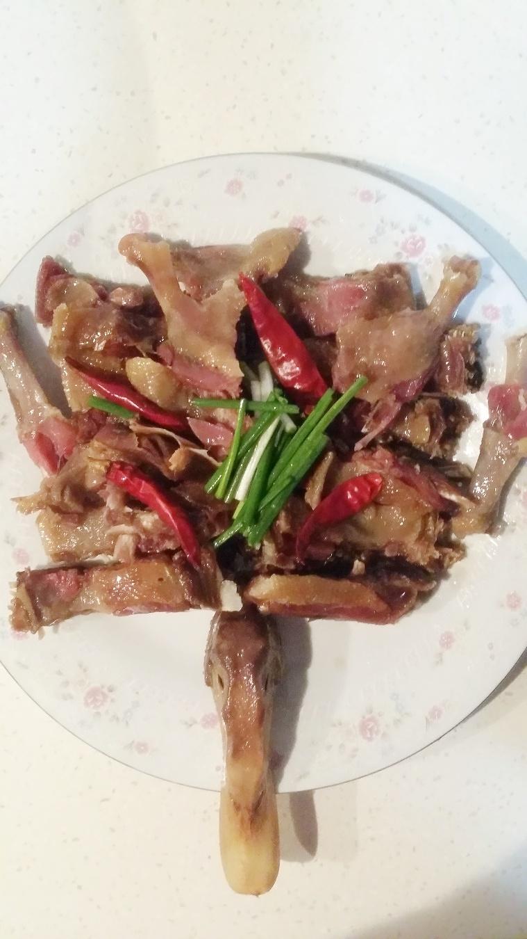 清蒸自制风吹鸭的做法