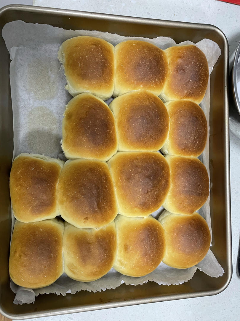超级柔软拉丝的蜂蜜小餐包
