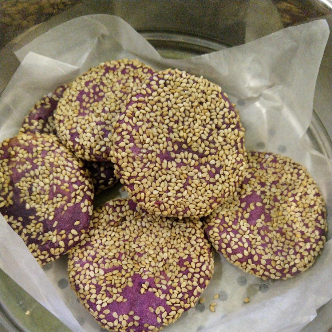 减肥必备紫薯饼
