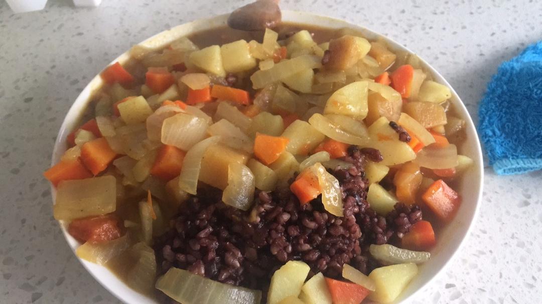 基础版土豆咖喱饭
