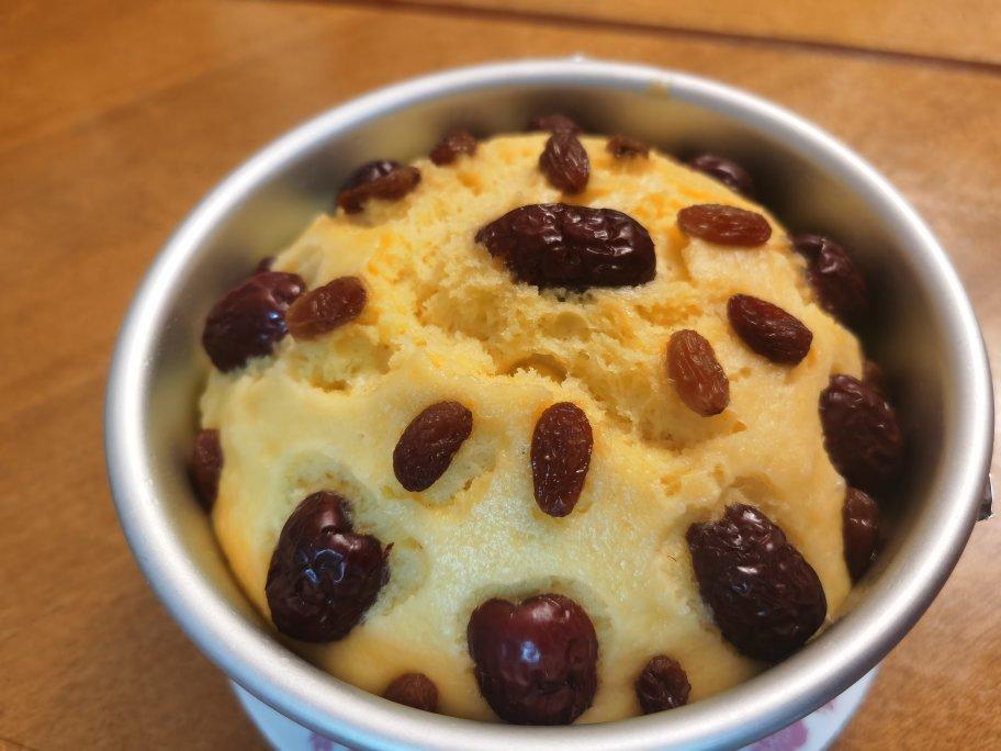 牛奶鸡蛋玉米发糕