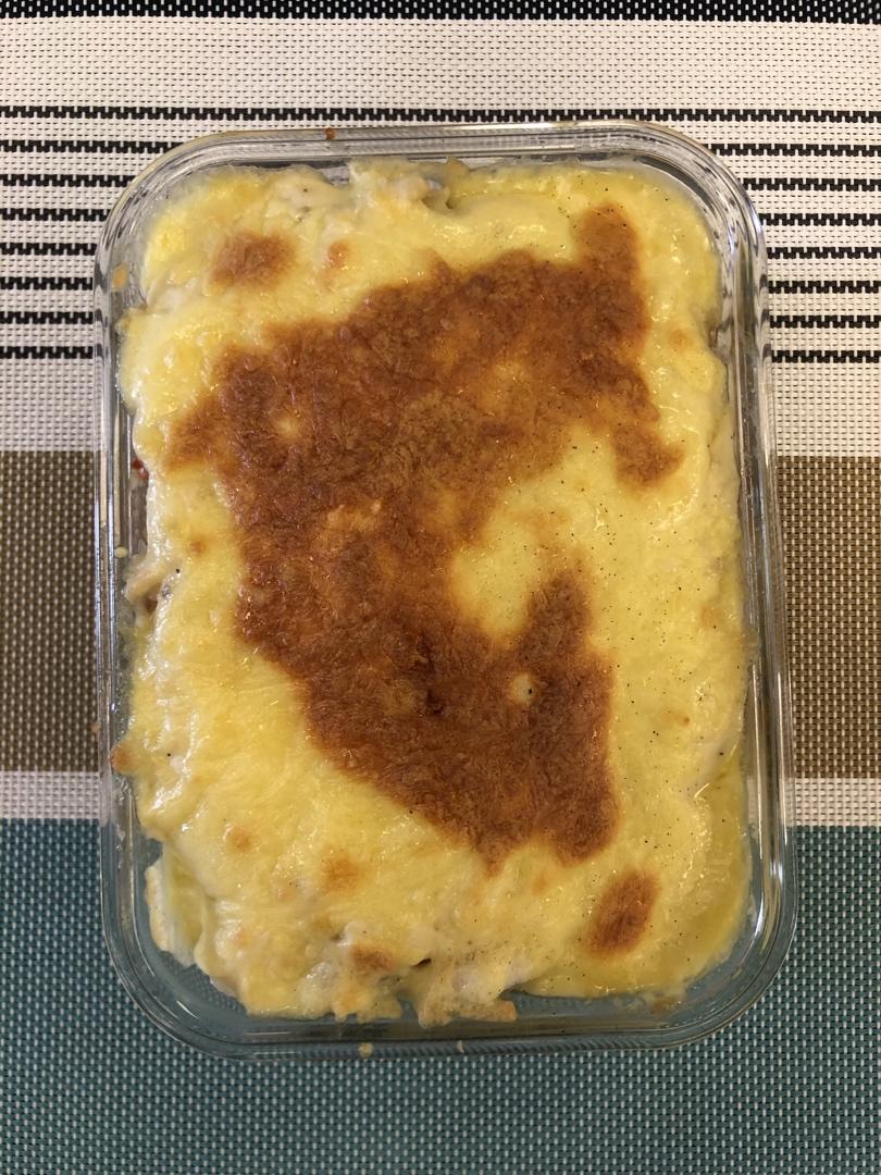 海鲜焗饭 Seafood Fried Rice with Cheesy Topping