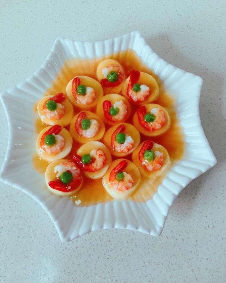 手机用户0621_0xwe做的日本豆腐蒸虾仁