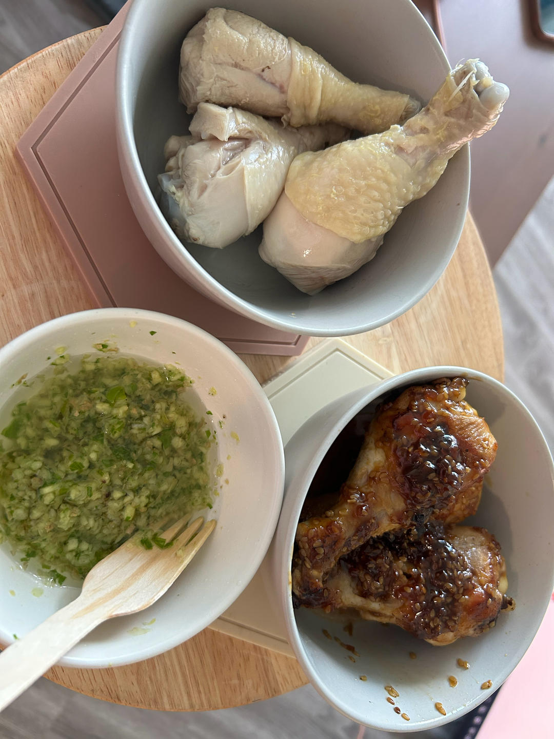不放一滴油的照烧鸡腿饭
