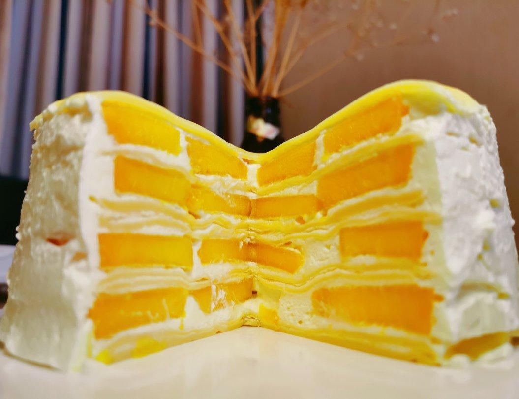 芒果千层蛋糕，100%成功告别煎皮无能