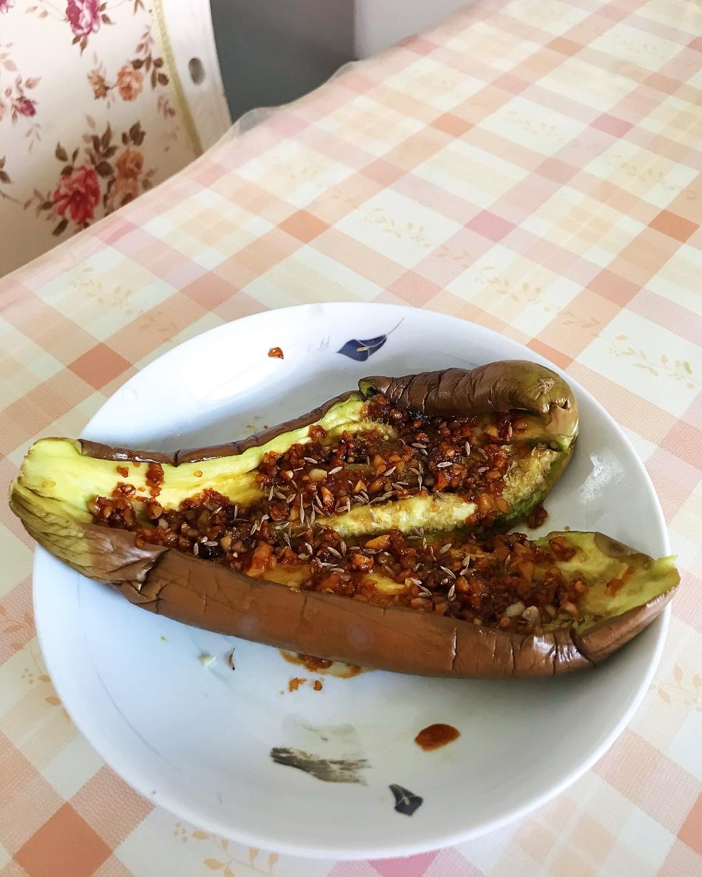 止止止止止止做的【微波炉烤茄子】