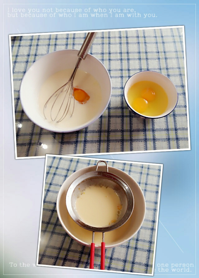 焦糖牛奶布丁——超好吃的的做法 步骤3