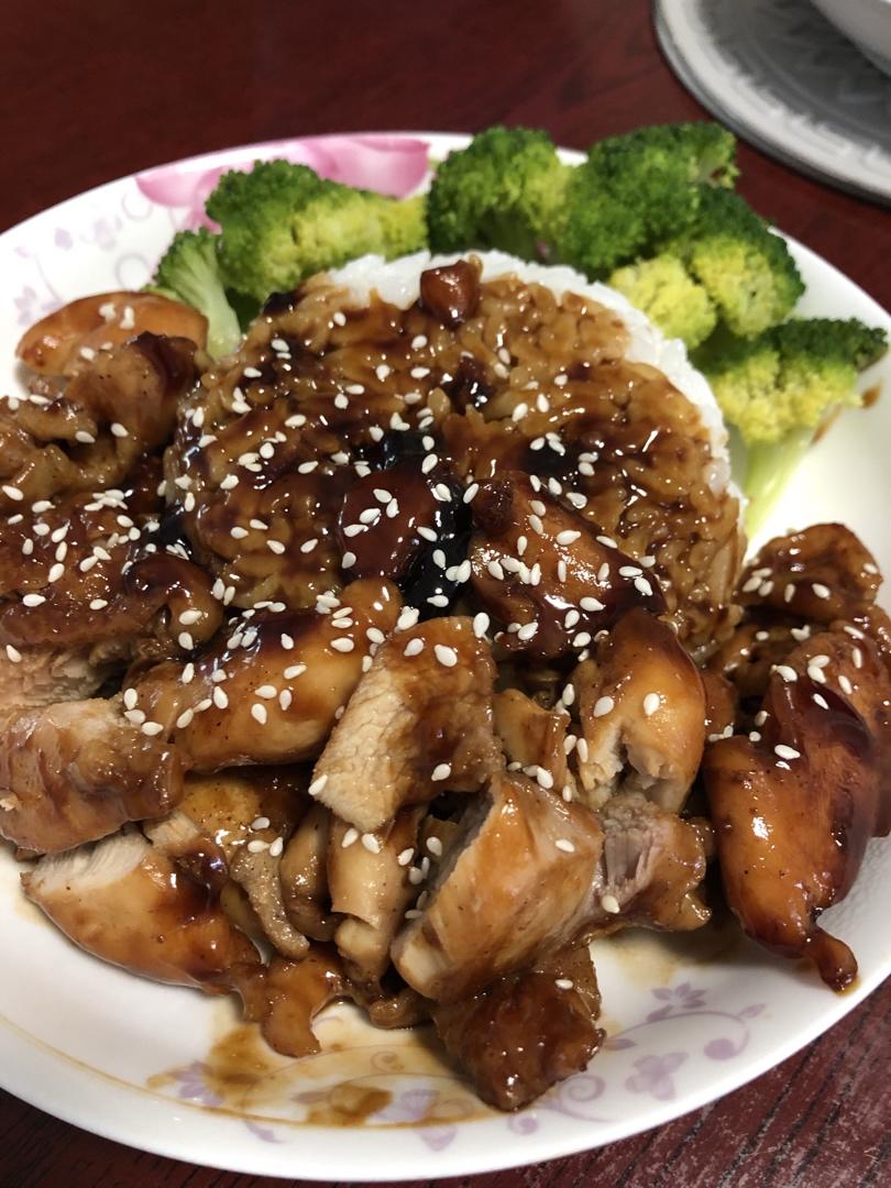 照烧鸡腿饭