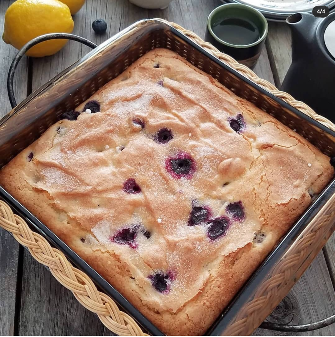 白脱奶蓝莓早餐蛋糕Buttermilk Blueberry Breakfast Cake