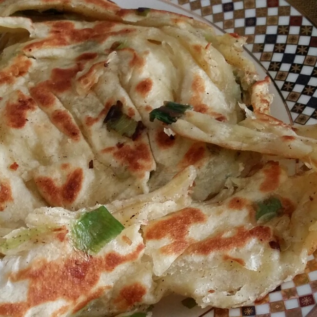 自制葱油饼