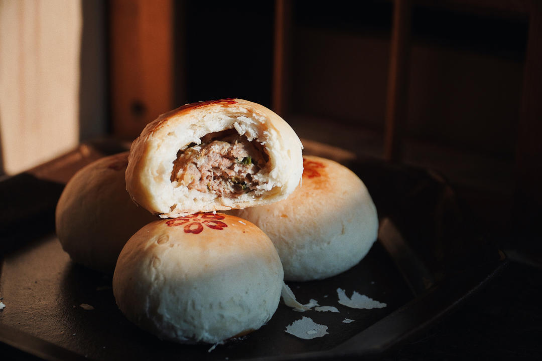 泳式鲜肉榨菜月饼