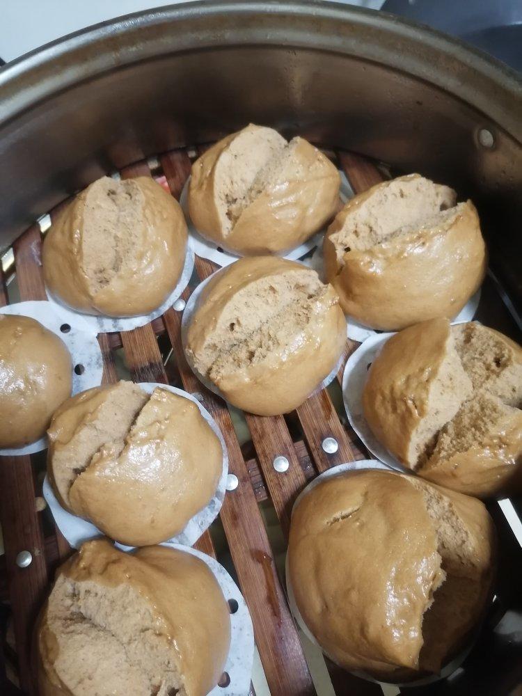 有着面包口感的红糖馒头（一次发酵）