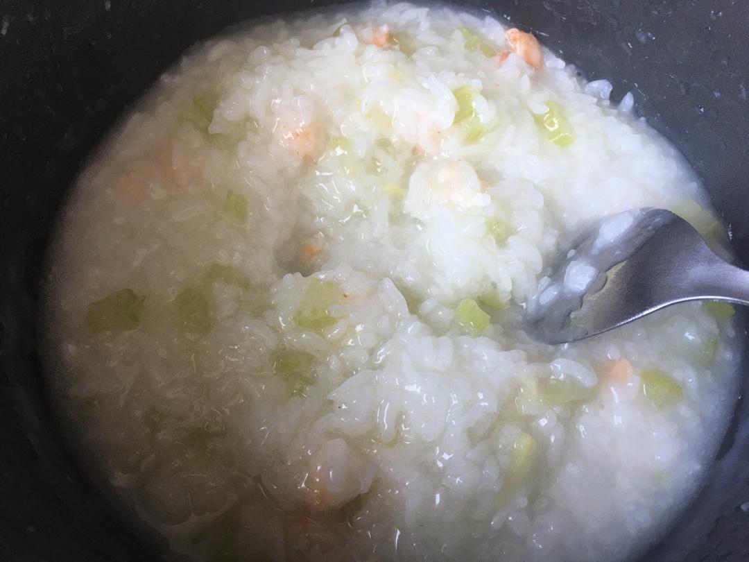 鲜虾香芹粥