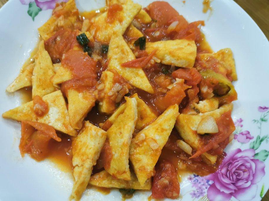 西红柿烧豆腐