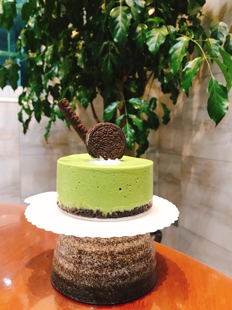 四寸抹茶慕斯蛋糕