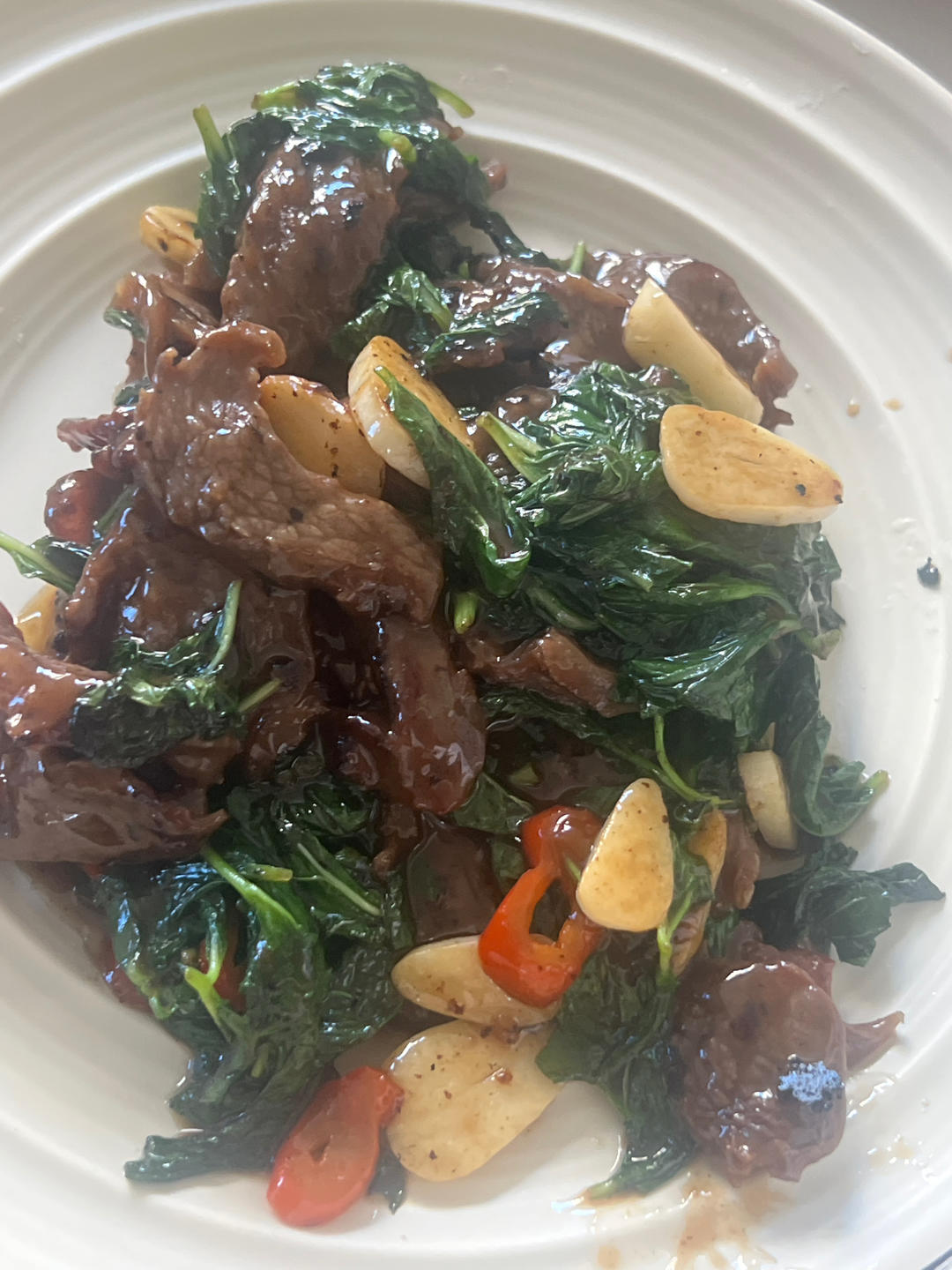 薄荷炒牛肉