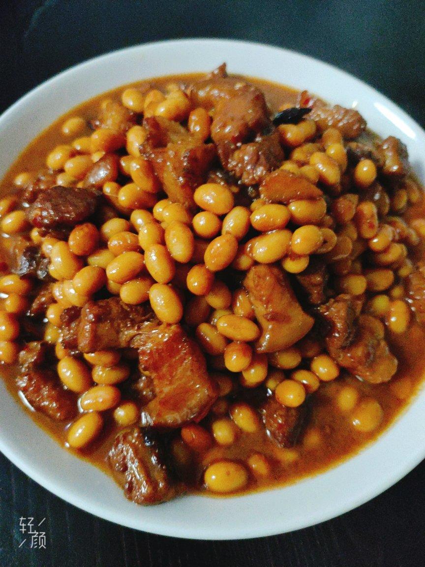 川式红烧肉—黄豆烧肉