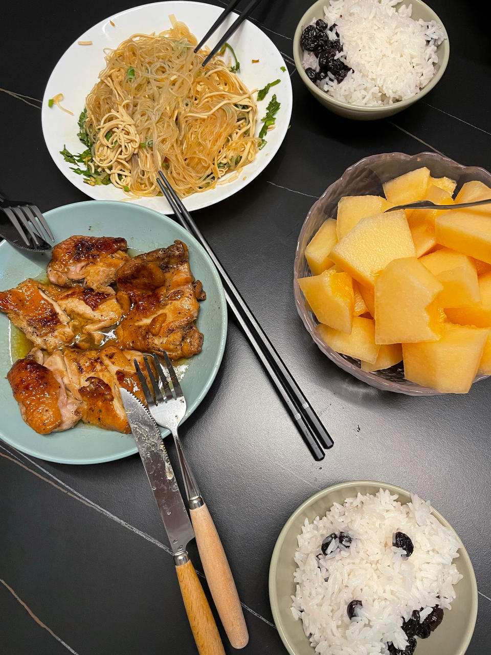 照烧鸡腿饭