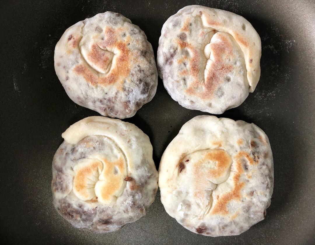 平底锅版红豆饼