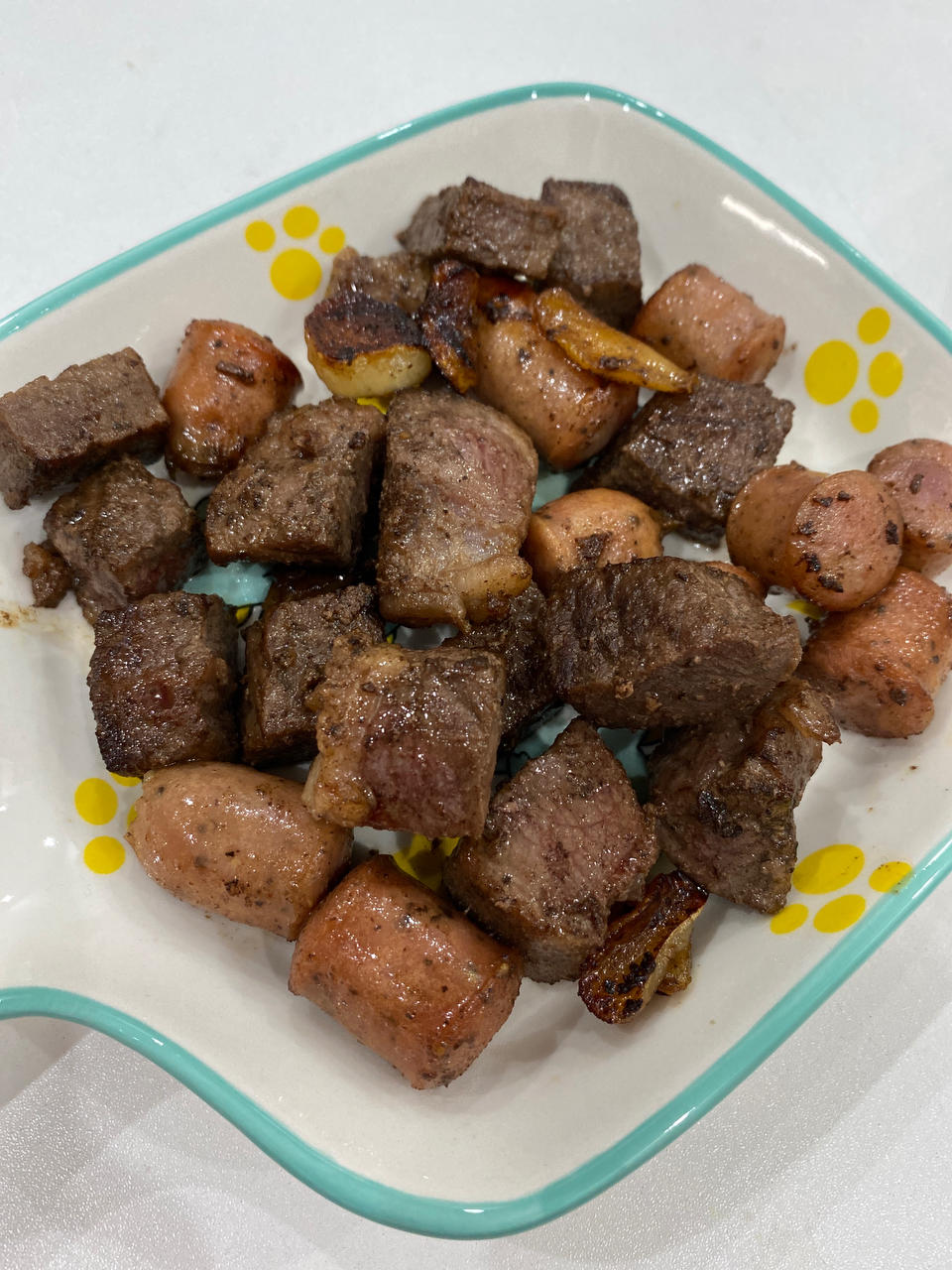 一看就会的蒜香牛肉粒