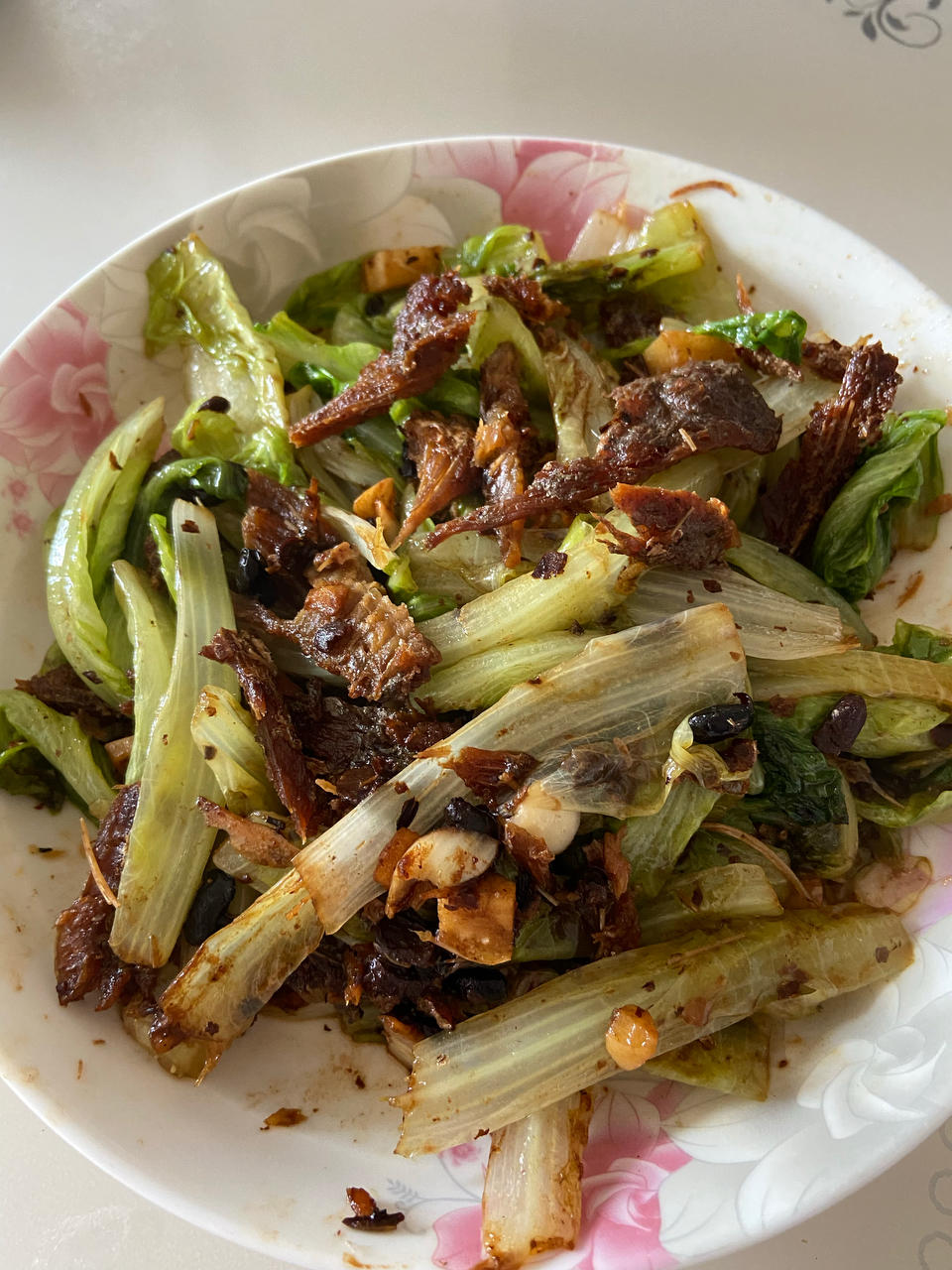 豆豉鲮鱼油麦菜