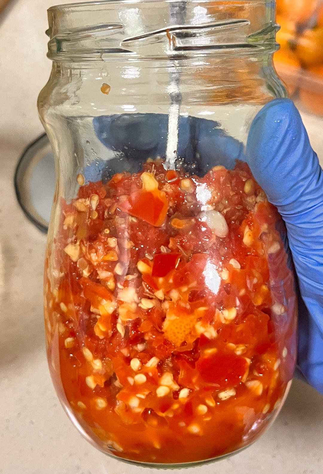 酸柠檬🍋蒜泥辣椒酱的做法