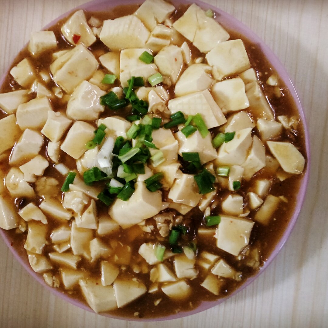蒜香肉末烧豆腐