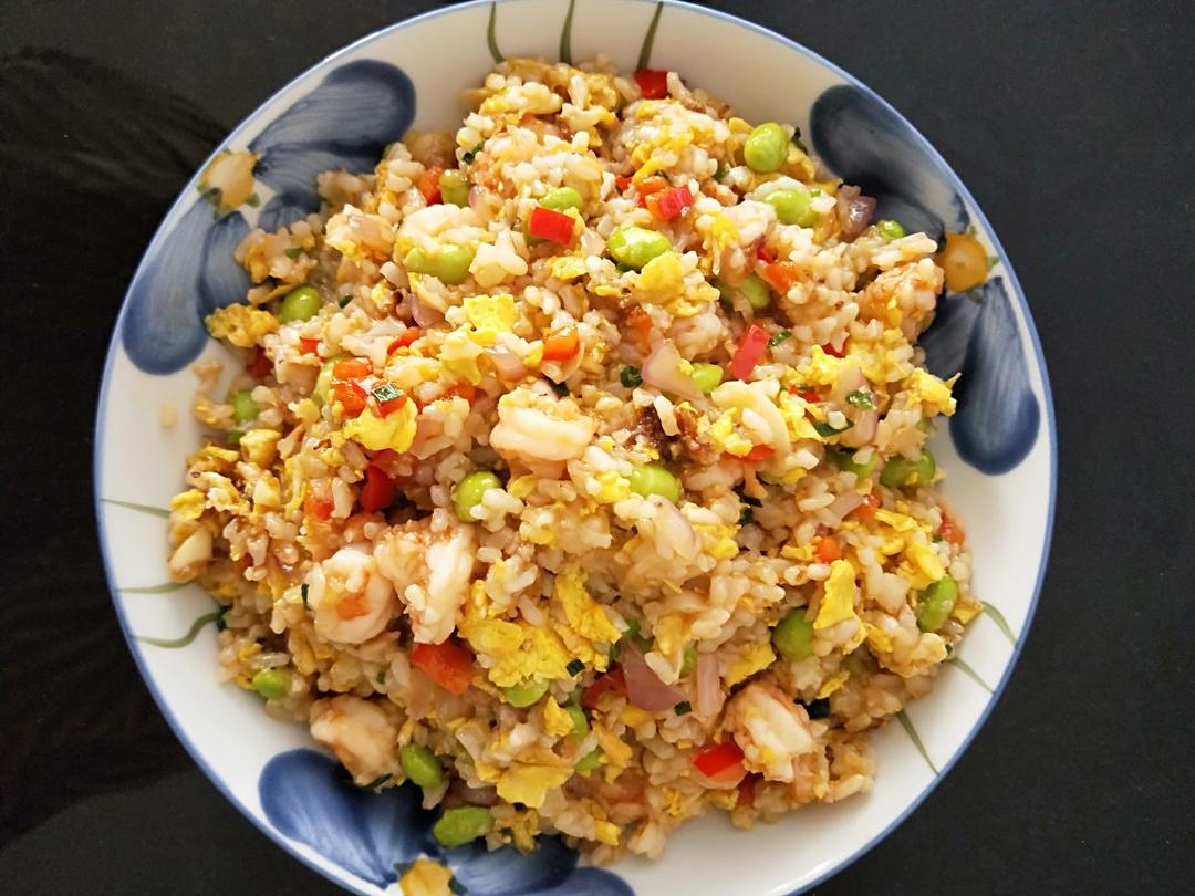 我很想静静1做的鲜虾炒饭