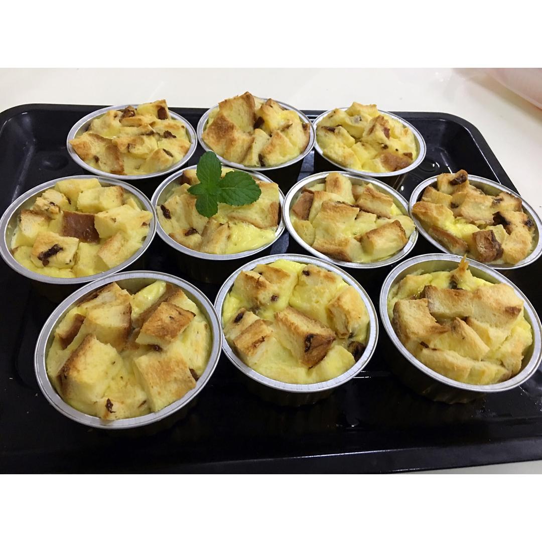 牛奶吐司鸡蛋布丁（失败吐司的归处）