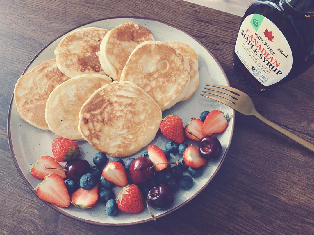 原味松饼Pancake。