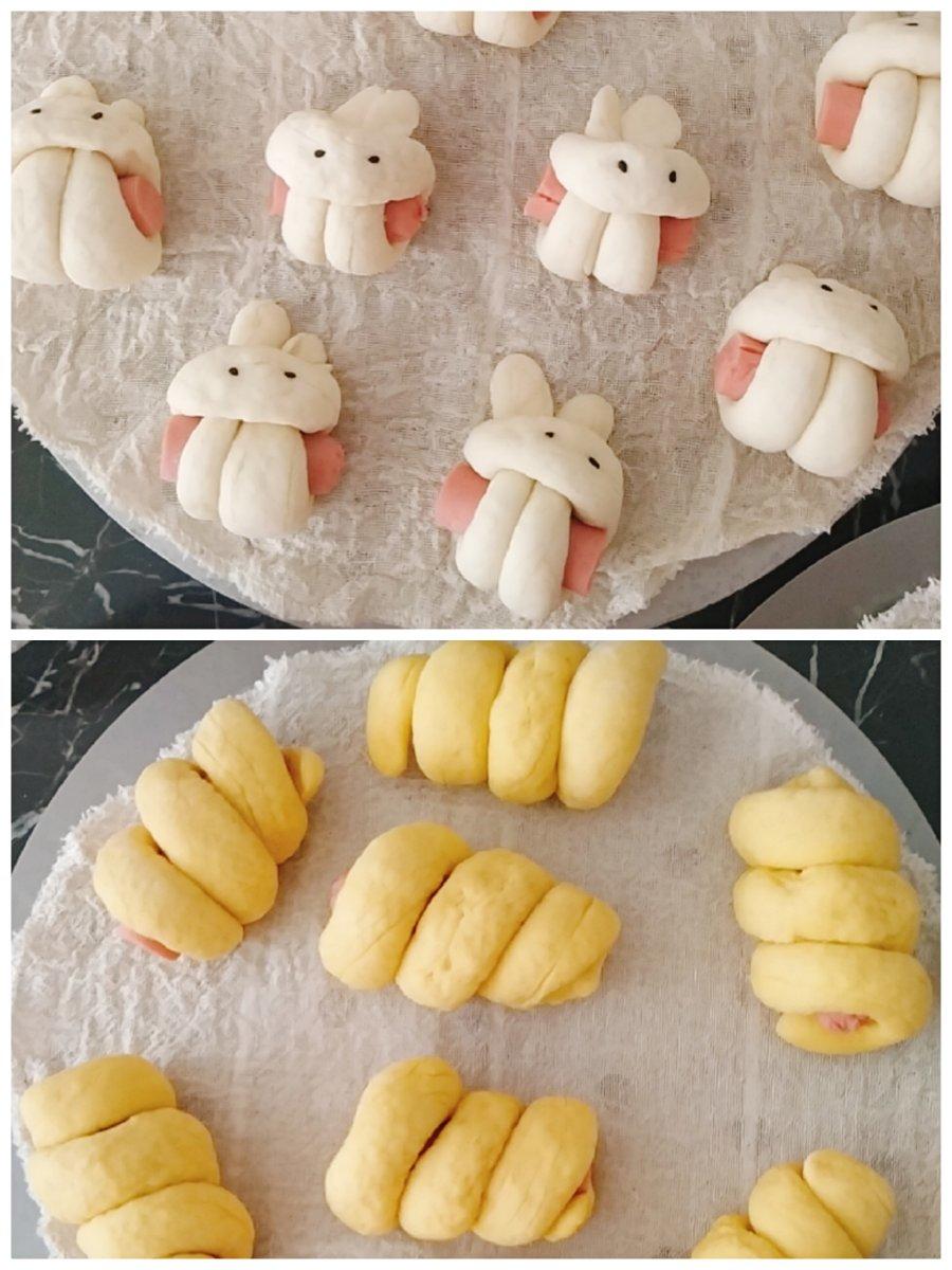 双色肠仔馒头卷