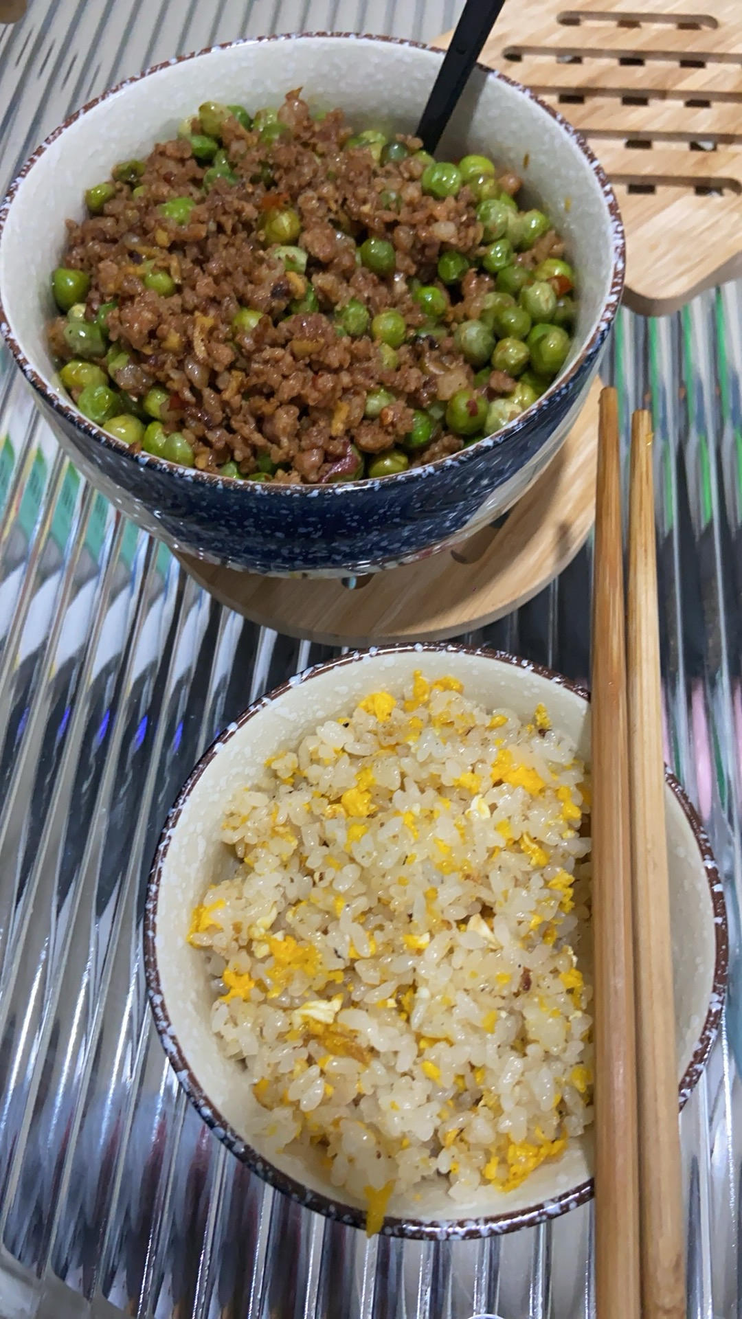 豌豆炒肉沫
