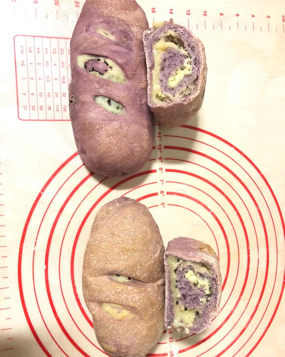 粉色少女心 免揉麻薯欧包