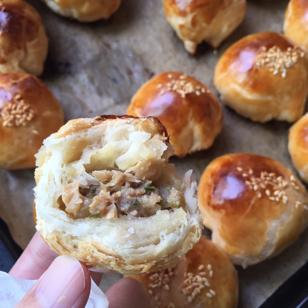 泳式鲜肉榨菜月饼