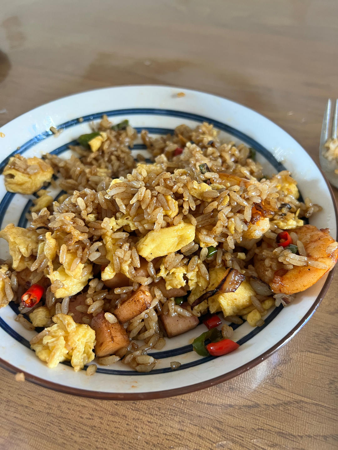 比餐厅还好吃的黄金虾仁蛋炒饭㊙️鲜香浓郁👍